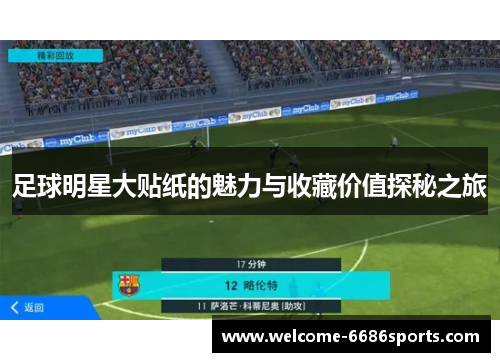 足球明星大贴纸的魅力与收藏价值探秘之旅